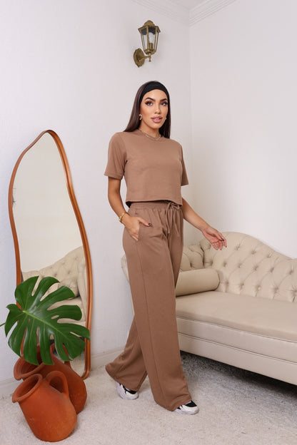 Conjunto Calça E Blusa Moletom Estilo  Moderno Casual