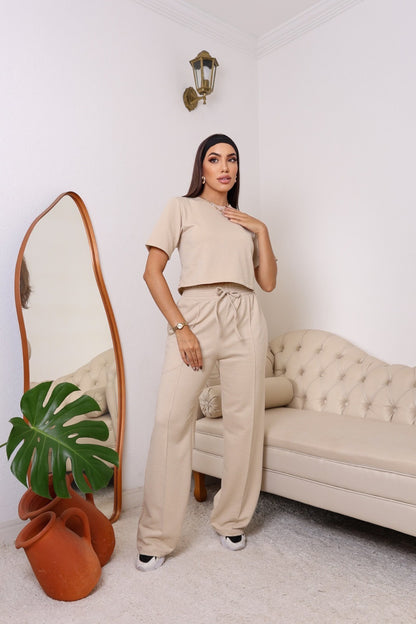 Conjunto Calça E Blusa Moletom Estilo  Moderno Casual