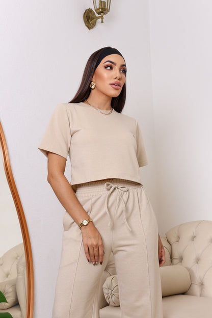 Conjunto Calça E Blusa Moletom Estilo  Moderno Casual